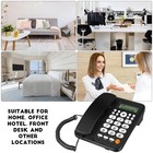 Corded Office Phone Caller Id Wallmount Home Hotel Desktop Landline