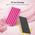 Crimper Hair Iron With 4 Interchangeable Plates keratin   Argan Oil Infused pink
