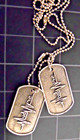 Mudvayne Dog Tags Original New Vintage Rare 2002 End Of All Things Necklace