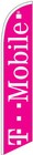 T Mobile Windless Feather Flag Cell Phone Tall Advertising Sign Swooper Banner