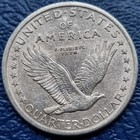 1917 D Type 1 Standing Liberty Quarter 25c High Grade Bu Full Head  72434