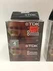Lot Of 2 - Tdk 8mm Mp Premium 120 Minute Camcorder Video Cassette Tape 4-packs
