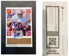 1986 Mcdonalds Jerry Rice Rc Signed Auto Beckett Bas Gtsm Show Signed W ticket