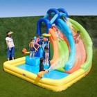 10  Kids Twin Rapids Super Inflatable Water Slide With Splash Pool   Blower