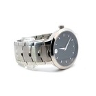 Movado Luno Stellar Watch Black Dial Stainless Mens 56 2 14 1362