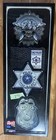 The Police Badge Vinyl Lp Set Led Shadowbox Display
