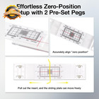 Crack Monitor With 2 Pre-set Pegs Precision Crack Monitoring  3 Pcs