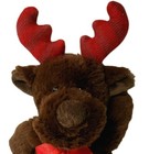 Plush Christmas Moose Brown Stuffed Knit Antler Deer Dan Dee Collector s Choice