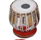 Brass Tabla Set 2 5  Kg Bayan Mango Wood Dayan With Cushions Cover