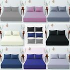 1000tc Soft Egyptian Cotton Hotel Luxury Bedding Items Solid Colors Olympicqueen