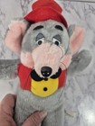 Vintage Chuck E Cheese Plush 11  Mouse Oriental Trading Showbiz Pizza Toy 80s