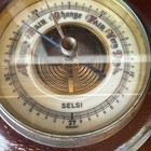 Selsi Barometer Weather Forecast Instrument Made In Germany Wood 5 