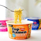 Nissin Top Ramen Bowl Ramen Noodle Soup  Chicken  3 42 Ounce  pack Of 6 