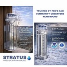 Stratus   Precision Rain Gauge   Professional 0 01  Rainfall Measurement   Made I