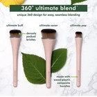 3in1 Multi Blend Makeup Brush Kit Set --powder Foundation Highlighter  concealer