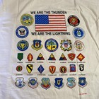 Vtg 91 Operation Desert Storm Gulf War Victory Men s White Cotton T-shirt Xl