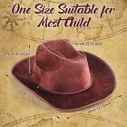 Halloween Western Cowboy Hat Baby Cowgirl Hats Suede Kids Hat For Boys Girls
