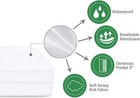 Zippered Waterproof Mattress Protector Anti Bed Bug Box Spring Encasement Queen