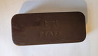 Vintage Brown Pfaff Sewing Machine Attachments Case Metal With Original Parts