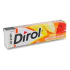 10  14g Dirol Gum Watermelon Melon     Sugar-free Chewing Gum     Fruity Flavor