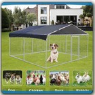 Large Dog Kennel Cage 6 56 10x10 Ft Pet Run Exercise Dog Playpen Enclosure Fence