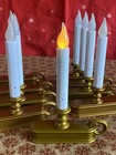 9 Carlon Window Sensor Flickering Flame Led Candles Battery Fpc1225 Tested
