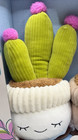 Greenhouse By Russ 3-pack Potted Plant Plush Set Includes Cactus Approx  11 -12 