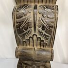 Carved Wooden Scroll Wall Corbel Shelf Bracket 16 5  Long Indonesia