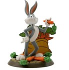 Looney Tunes Bugs Bunny 4 7  Pvc Figure Statue W  Diorama Base Abystyle  - New