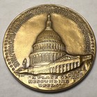 1793 Bicentennial Cornerstone Of Capitol Laid  1 5    Coin Bronze Medallic Art Co 