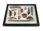 14  Vintage Inuit Yupik Engraved Bone Antler Tooth Claw Tools Ornaments Harpoon 