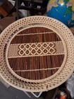 Set Of 4 Wicker Woven Basket Or Wall Hanging   beautiful