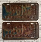 1938 Nevada Private Contract Carrier License Plate Pair Pb-484