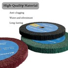 3 Pcs 6  Bench Grinder Polishing Wheels 320 600 800 Grit 0 5 thickness 0 5 arbor