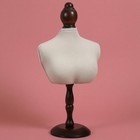 Jewelry Bust Bust Display Stand Wood-tone Jewelry Bust Display Bust Torso-shaped