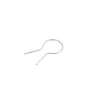 Ez Twist 1 3 8  Preformed 11 Gauge Galvanized Steel Fence Ties -  100 Pack 