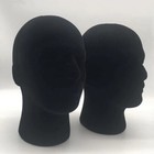 Canvas Mannequin Head African Manikin Head Cork Canvas Block Head