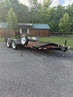 2020 14    Equipment Trailer 9990 Gvwr Tandem Axle Electric Brakes On Both Axles