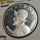 1967 Panama Silver Proof Un Balboa  impaired 