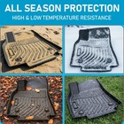 Tpe Floor Mats F150 Supercrew Cab 2015-2025 Lightning 2022-2025 Bucket Seats