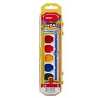 Washable Watercolors With Brush  8 Colors  1 Tray  10651  