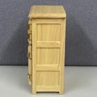 Dollhouse Mini Vintage Ice Box Wood Collector Miniatures 1 12  - Read