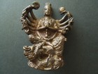  J1971   Antique  Tibetan Asian  Bronze  Buddism 16  Arms  Very Nic  See Descrip