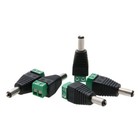 Male female Dc Power Adapter  Male Bnc Plug  2 1 X 5 5mm  Cctv Video Balun Lot