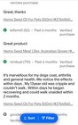Hemp Seed Oil  500ml Australian