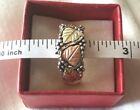 Nwt Black Hills Gold Leaf Sterling   12k Gold Ring Band Sizes 7 To 16