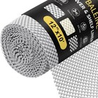 Durable Gray Drawer And Shelf Liner 12 In X 10 Ft - Slip Resistant Protection