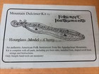 Folkcraft Instruments Walnut Mountain Dulcimer Kit Hourglass Model Cherry  As Is
