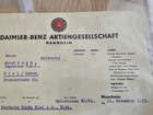 Mercedes-benz Wwii Ww2 Documents     Original Lot Of 3 Wartime Letters W  Stamps