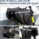 25l Cycling Rear Rack Seat Trunk Saddle Bicycle Tail Storage Pouch Bike Bag